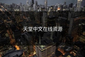 天堂中文在线资源