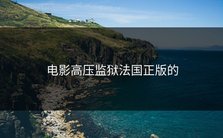 电影高压监狱法国正版的