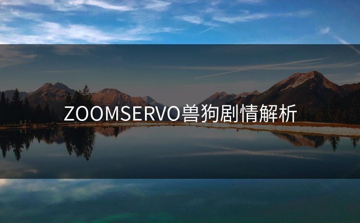 ZOOMSERVO兽狗剧情解析
